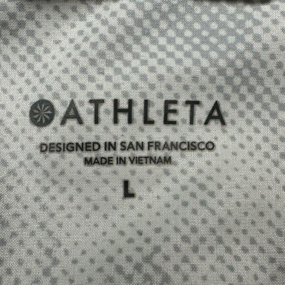 Athleta Jacket Womens Large Gray Full Zip Hoodie Running Activewear Windbreaker - Picture 8 of 14